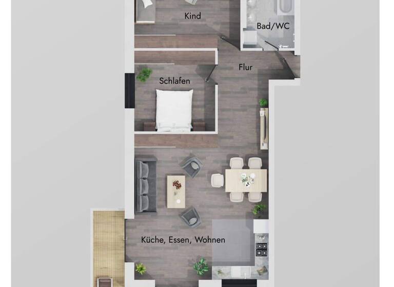 Wohnung zum Kauf - Erstbezug provisionsfrei 385.360 € 3 Zimmer 78 m² 1. Geschoss Beihingen Freiberg am Neckar 71691