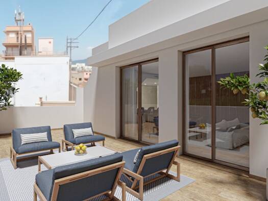 Penthouse zum Kauf - Erstbezug 1.100.000 € 83 m² EG Portixol 07006