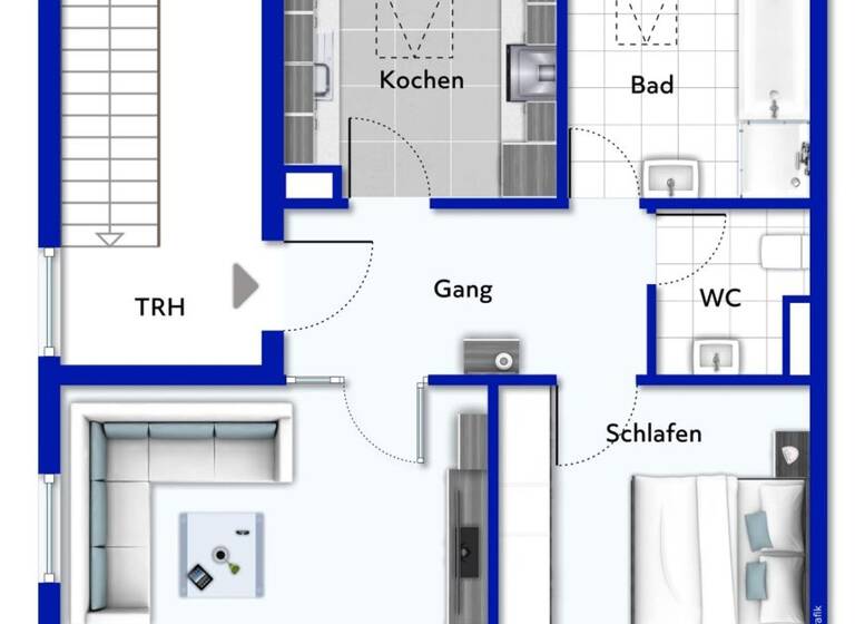 Wohnung zum Kauf 249.000 € 2 Zimmer 64,8 m² Winnenden 71364