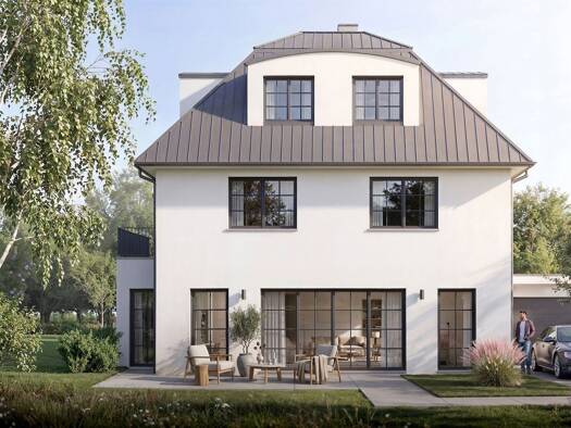 Villa zum Kauf - Erstbezug provisionsfrei 4.998.000 € 8 Zimmer 255 m² 650 m² Grundstück frei ab 31.07.2028 Bogenhausen München 81927