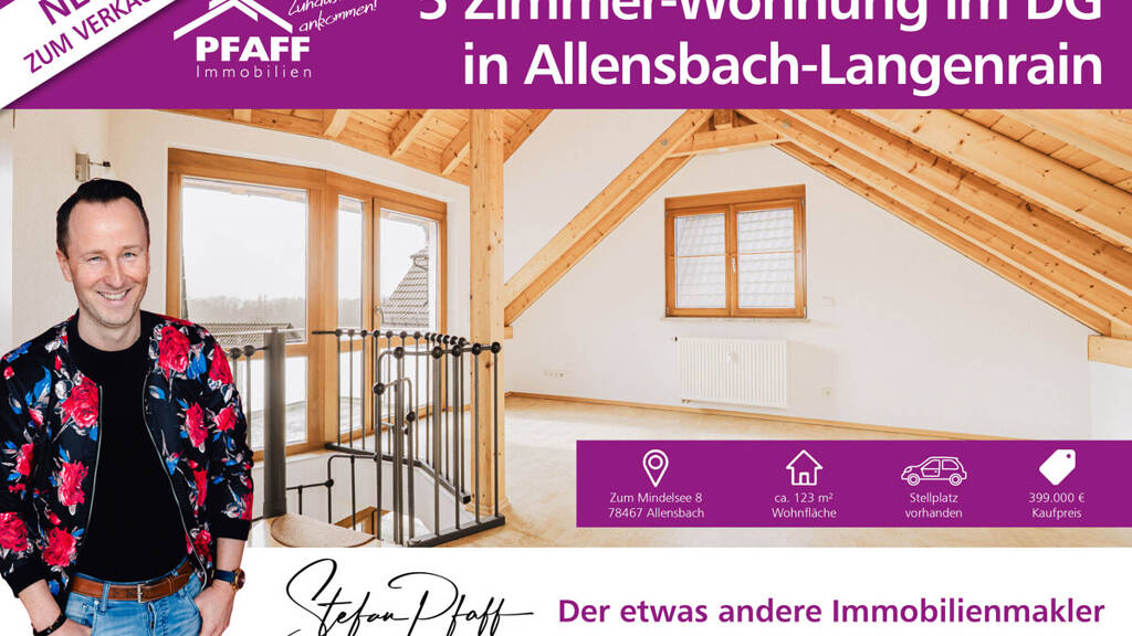 Wohnung zum Kauf 399.000 € 5 Zimmer 123 m² Langenrain Allensbach 78476