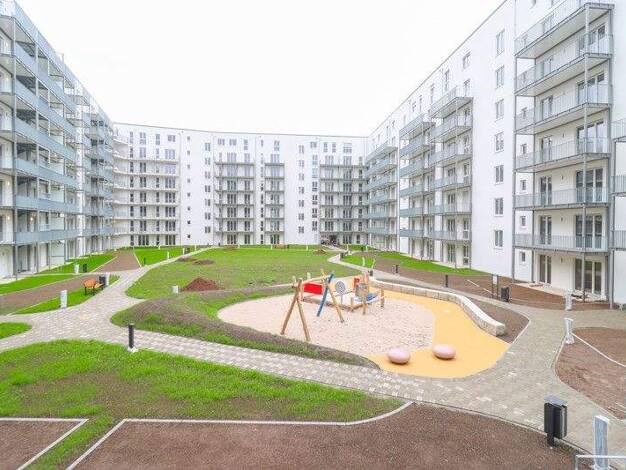 Wohnung zur Miete - Erstbezug 1.173 € 2 Zimmer 66,4 m² 1. Geschoss frei ab 01.02.2026 Meta-Gadesmann-Straße 1 Gallus Frankfurt-Gallus 60326