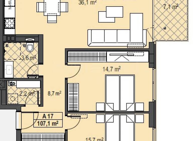 Studio zum Kauf 344.839 € 3 Zimmer 118,9 m² Sofia