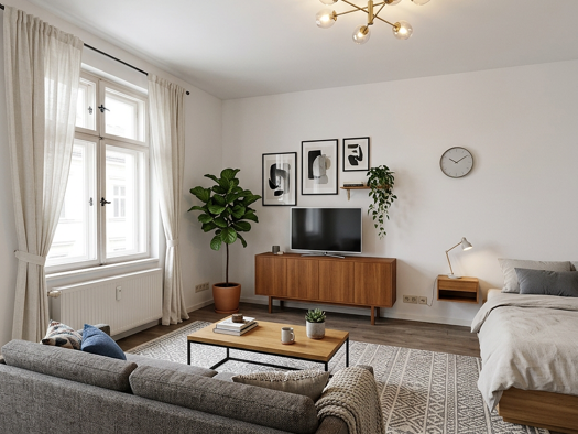 Studio zur Miete 187 € 1 Zimmer 31 m² 1. Geschoss Walther-Rathenau-Platz 6 Zschornewitz Gräfenhainichen 06791