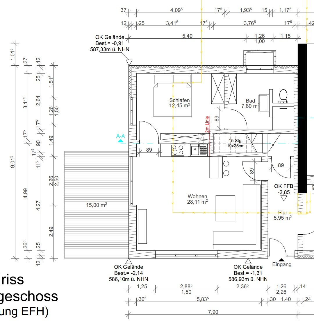 Terrassenwohnung zur Miete 1.100 € 1 Zimmer 48 m²<br/>Wohnfläche EG<br/>Geschoss ab sofort<br/>Verfügbarkeit Stocketweg 2 Meiling Seefeld 82229