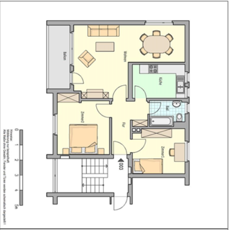 Wohnung zur Miete nur mit Wohnberechtigungsschein 278,14 € 3 Zimmer 73 m²<br/>Wohnfläche 2.<br/>Geschoss 01.12.2024<br/>Verfügbarkeit Birkenstr. 11 Herford-Stadt Herford 32049