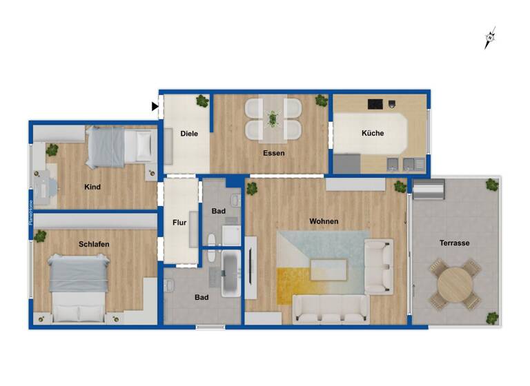 Wohnung zum Kauf 229.000 € 3,5 Zimmer 89 m²<br/>Wohnfläche Weitmar Bochum 44795