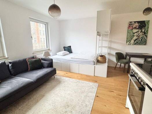 Wohnung zur Miete 800 € 1 Zimmer 28 m² 1. Geschoss frei ab sofort St Johannis Nürnberg 90419