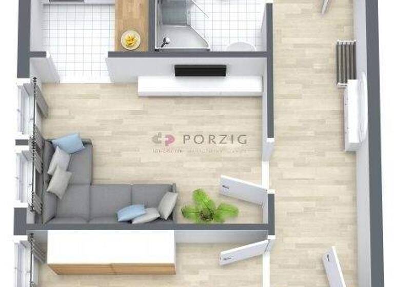 Wohnung zur Miete 310 € 2 Zimmer 49,3 m² 1. Geschoss Südstr. 8c Limbach-Oberfrohna 09212