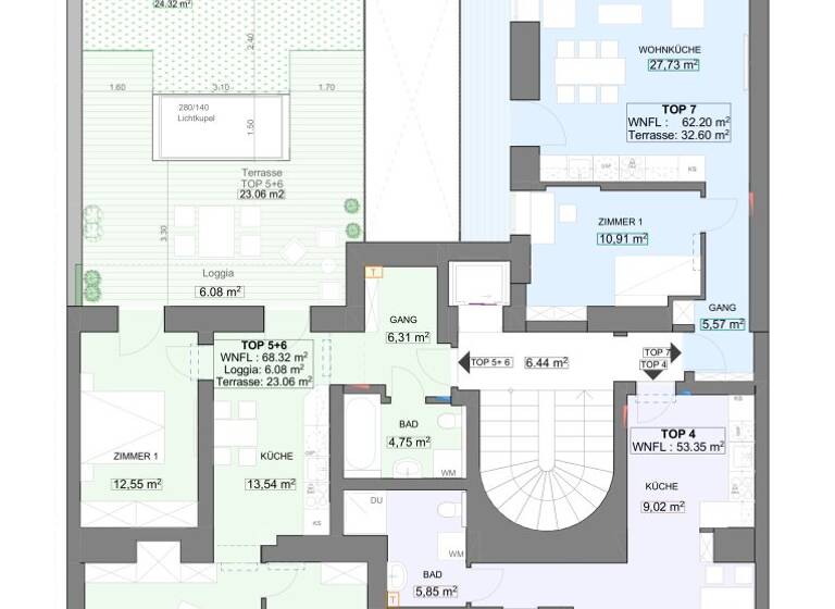 Wohnung zum Kauf 569.000 € 3 Zimmer 68,3 m² 1. Geschoss Wien 1160
