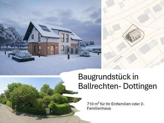 Grundstück zum Kauf 517.849 € 711 m² Grundstück Dottingen Ballrechten-Dottingen 79282