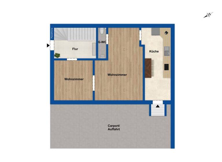 Doppelhaushälfte zum Kauf 199.000 € 3 Zimmer 90 m² 303 m² Grundstück Itzehoe 25524