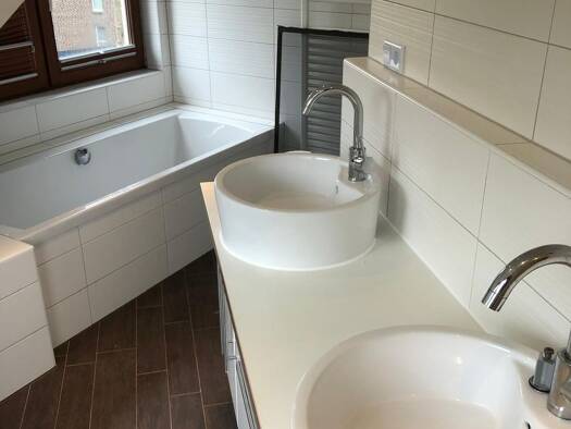 Doppelhaushälfte zur Miete 980 € 4,5 Zimmer 120 m² 400 m² Grundstück frei ab sofort Groß Mackenstedt Stuhr 28816