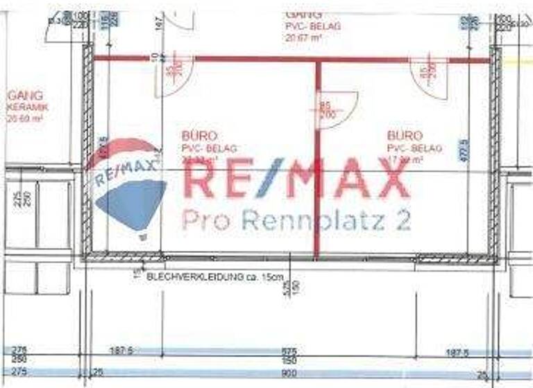 Bürofläche zur Miete 378 € 36 m² Bürofläche Lind Villach 9500