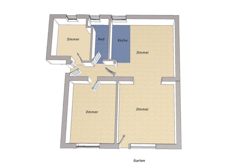 Wohnung zum Kauf 405.000 € 4 Zimmer 85 m² Lichterfelde Berlin 12203
