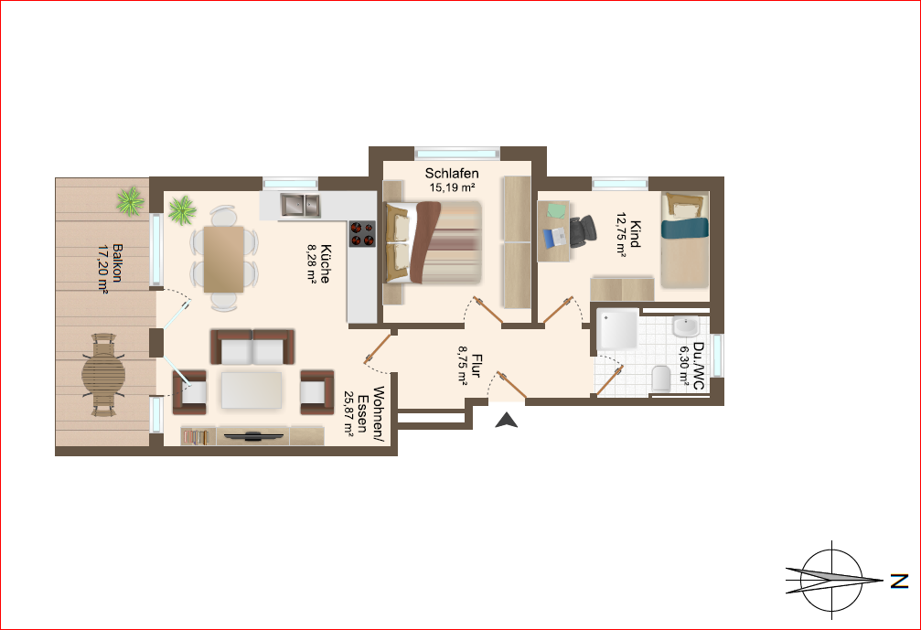 Wohnung zum Kauf provisionsfrei 334.000 € 3 Zimmer 85,7 m²<br/>Wohnfläche Deilingen 78586