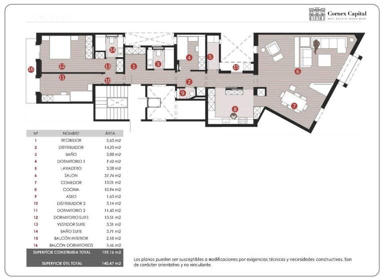 Wohnung zum Kauf 1.800.000 € 160 m² Barcelona 08001