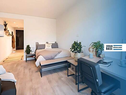 Wohnung zur Miete auf Zeit 684 € 1 Zimmer 28,3 m² frei ab sofort Himmelgeister Straße Bilk Stadtbezirk 3 40225