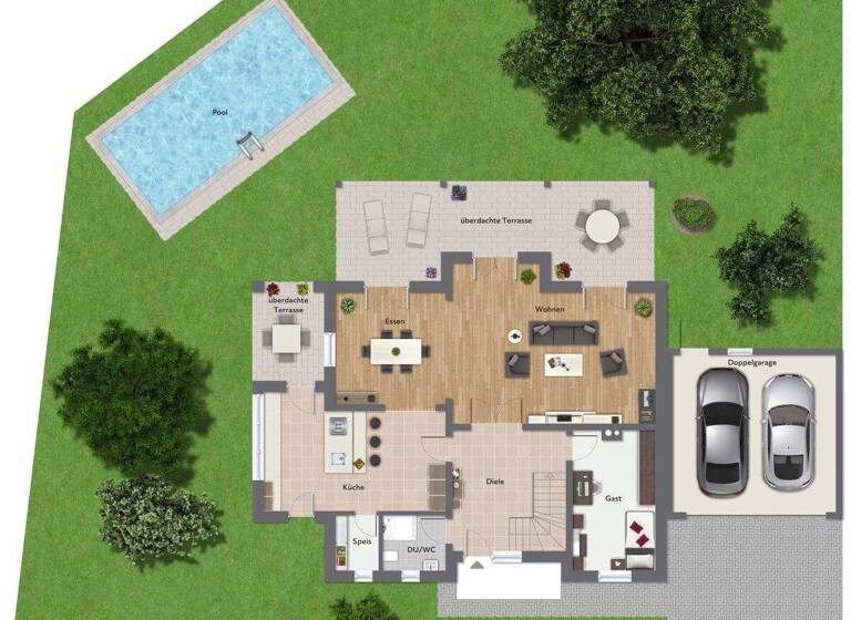 Einfamilienhaus zum Kauf 919.000 € 5 Zimmer 228 m² 775 m² Grundstück frei ab sofort Altfraunhofen 84169