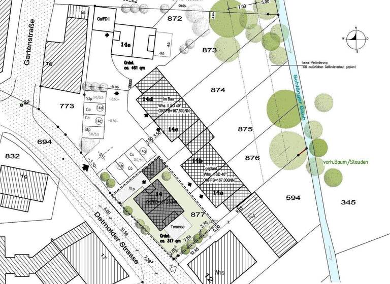 Einfamilienhaus zum Kauf provisionsfrei 466.000 € 5 Zimmer 128 m² 317 m² Grundstück frei ab sofort Detmolder Str. 14 Schlangen 33189