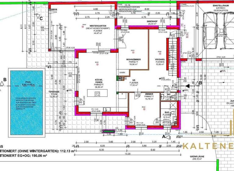 Haus zum Kauf 1.390.000 € 6 Zimmer 190 m² 1.356 m² Grundstück Winden am See 7092