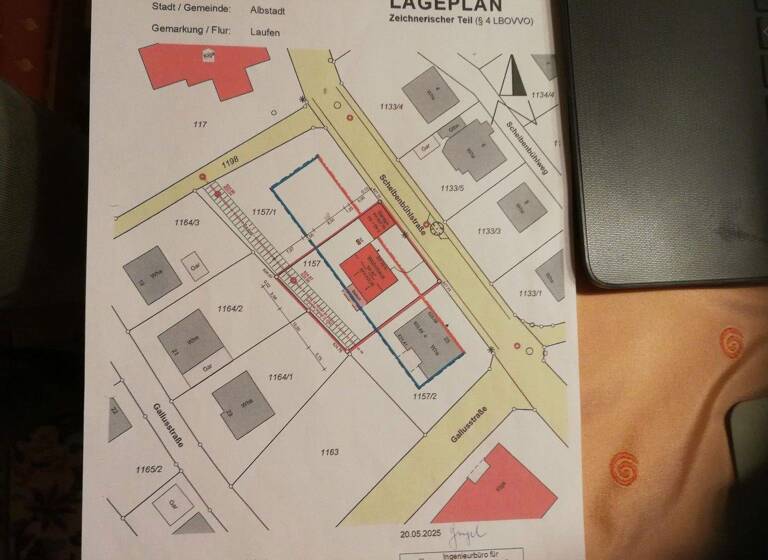 Grundstück zum Kauf provisionsfrei 697 m² Grundstück Scheibenbühlstrasse 24 Laufen Albstadt-Laufen 72459