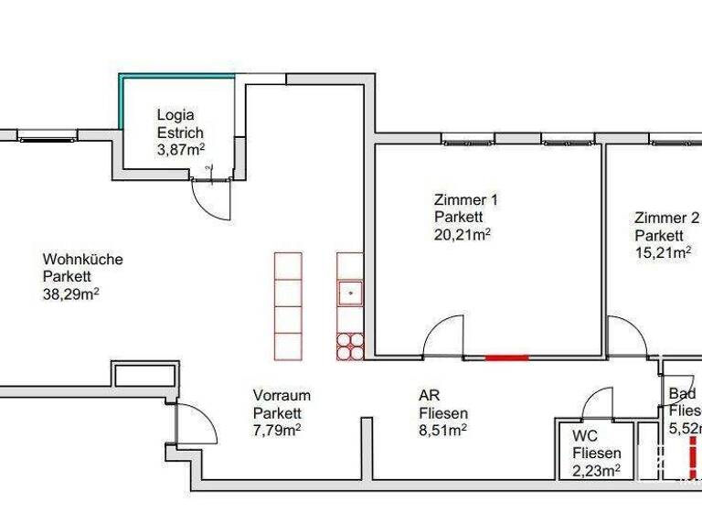 Wohnung zum Kauf 470.000 € 4 Zimmer 97,8 m² 1. Geschoss Dr.-Barilits-Gasse Wien 1230