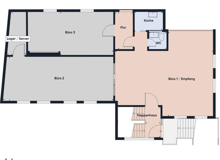 Bürofläche zur Miete 990 € 3 Zimmer 110 m² Bürofläche Ransbach-Baumbach 56235