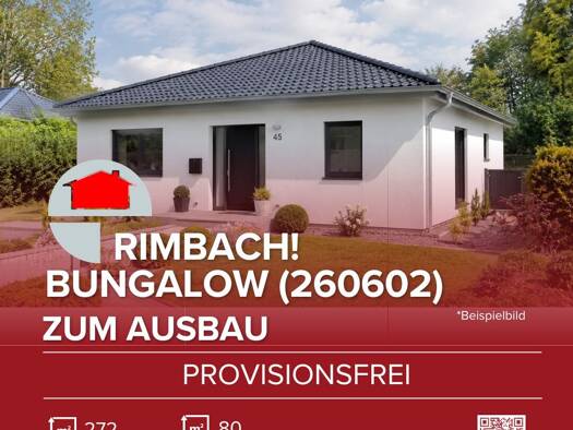Bungalow zum Kauf provisionsfrei 70.000 € 1 Zimmer 80 m² 272 m² Grundstück Unterrohrbach Rimbach 84326