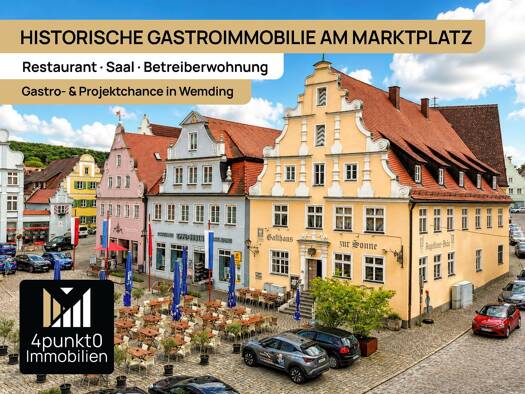Gastronomie/Hotel zum Kauf 895.000 € 319,7 m² Gastrofläche Wemding Wemding 86650