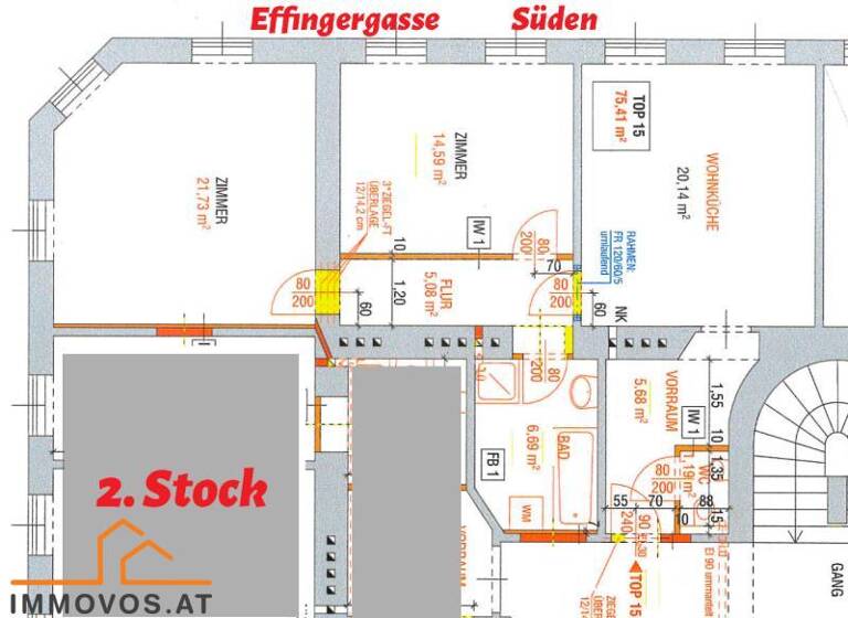 WG-Zimmer zum Kauf - Erstbezug 348.800 € 3 Zimmer 76 m² Wien 16.,Ottakring 1160