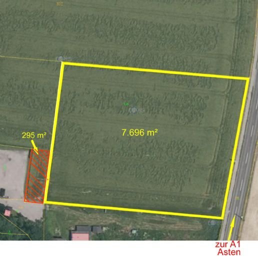 Grundstück zur Miete 0,40 € 7.700 m²<br/>Grundstück Hargelsberg 4483