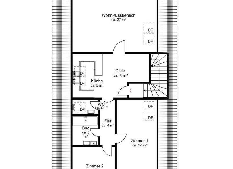 Wohnung zum Kauf 325.000 € 2,5 Zimmer 74 m² Eidelstedt Hamburg 22523