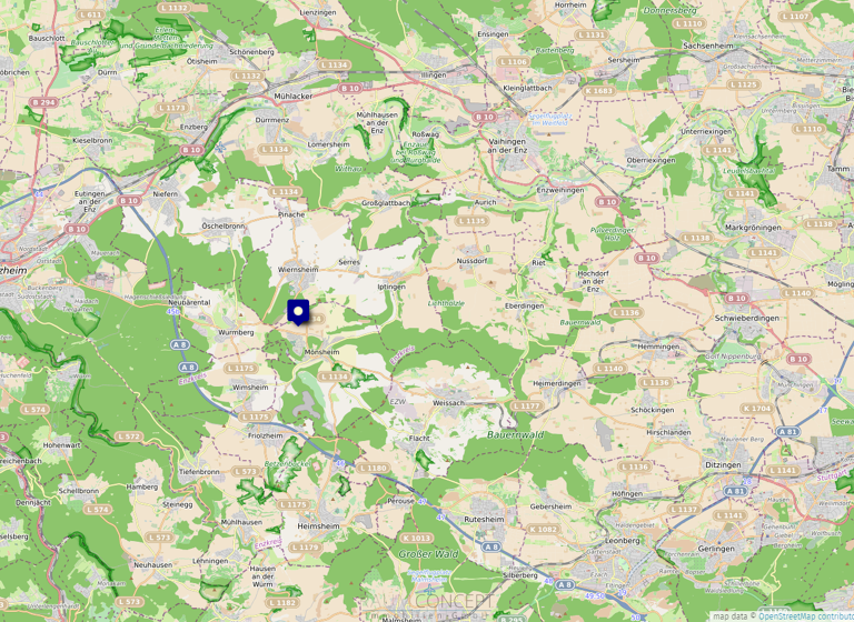 Studio zur Miete Wohnen auf Zeit 800 € 1 Zimmer 25 m² frei ab sofort Mönsheim 71297