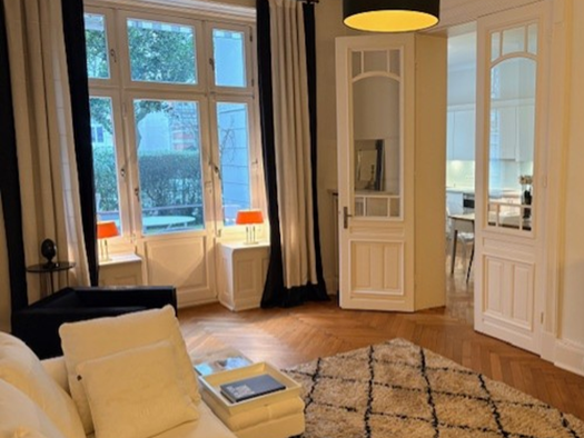 Wohnung zur Miete 2.500 € 2 Zimmer 95 m² Geschoss EG/1 frei ab 15.02.2026 Harvestehude Hamburg 20149