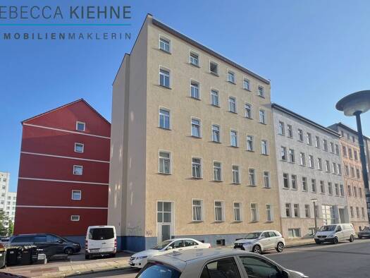 Wohnung zur Miete 450 € 1,5 Zimmer 46,1 m² frei ab sofort Halberstädter Straße 13 Innenstadt Mitte 06112