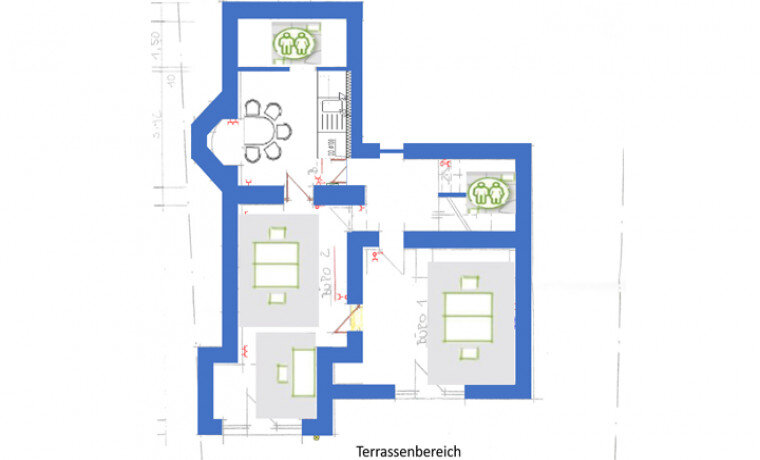 Bürofläche zur Miete provisionsfrei 120 € 8 m²<br/>Bürofläche Darmstädter Str. Auerbach Bensheim 64625