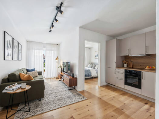 Wohnung zum Kauf - Erstbezug 164.000 € 2 Zimmer 37,8 m² 1. Geschoss Straubinger Strasse 22 Ascha 94347