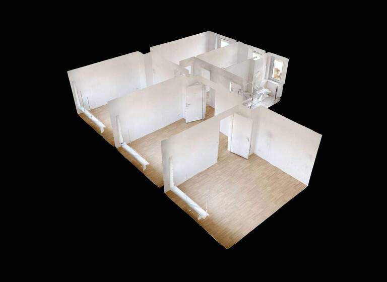 WG-Zimmer zur Miete 449 € 4 Zimmer 74 m² 2. Geschoss frei ab sofort Nordstr. 15 Lutherstadt Wittenberg 06886