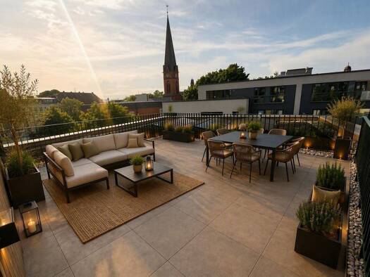 Penthouse zum Kauf - Erstbezug provisionsfrei 1.490.000 € 3,5 Zimmer 129,1 m² Geschoss 3/3 frei ab sofort Bogenallee 8 Harvestehude Eimsbüttel 20144