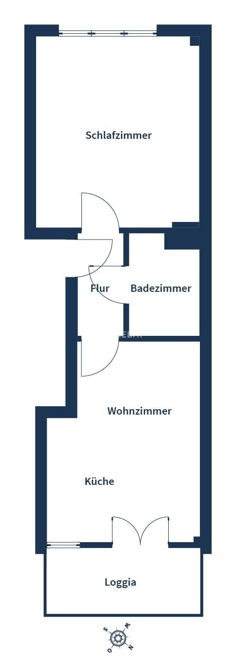 Wohnung zum Kauf 75.000 € 2 Zimmer 45 m²<br/>Wohnfläche 1.<br/>Geschoss Hardterbroich - Pesch Mönchengladbach 41061