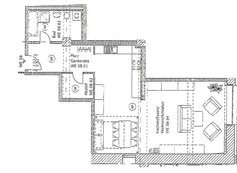 Studio zum Kauf 103.200 € 1 Zimmer 79 m² Altchemnitz Chemnitz 09120
