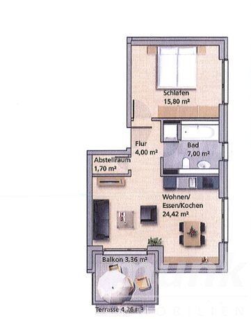 Wohnung zur Miete 670 € 2 Zimmer 56 m²<br/>Wohnfläche 2.<br/>Geschoss 01.02.2025<br/>Verfügbarkeit Pfuhl Neu-Ulm / Pfuhl 89233