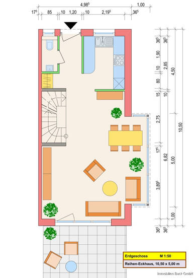 Doppelhaushälfte zum Kauf 567.708 € 6 Zimmer 128 m² 355 m² Grundstück Gingen an der Fils 73333