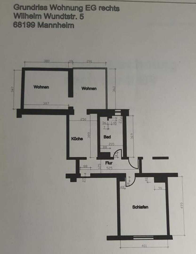 Wohnung zur Miete 890 € 2,5 Zimmer 68 m²<br/>Wohnfläche EG<br/>Geschoss 01.03.2025<br/>Verfügbarkeit Wilhelm-Wundt-Straße 1-5 Neckarau - Mitte Mannheim 68199