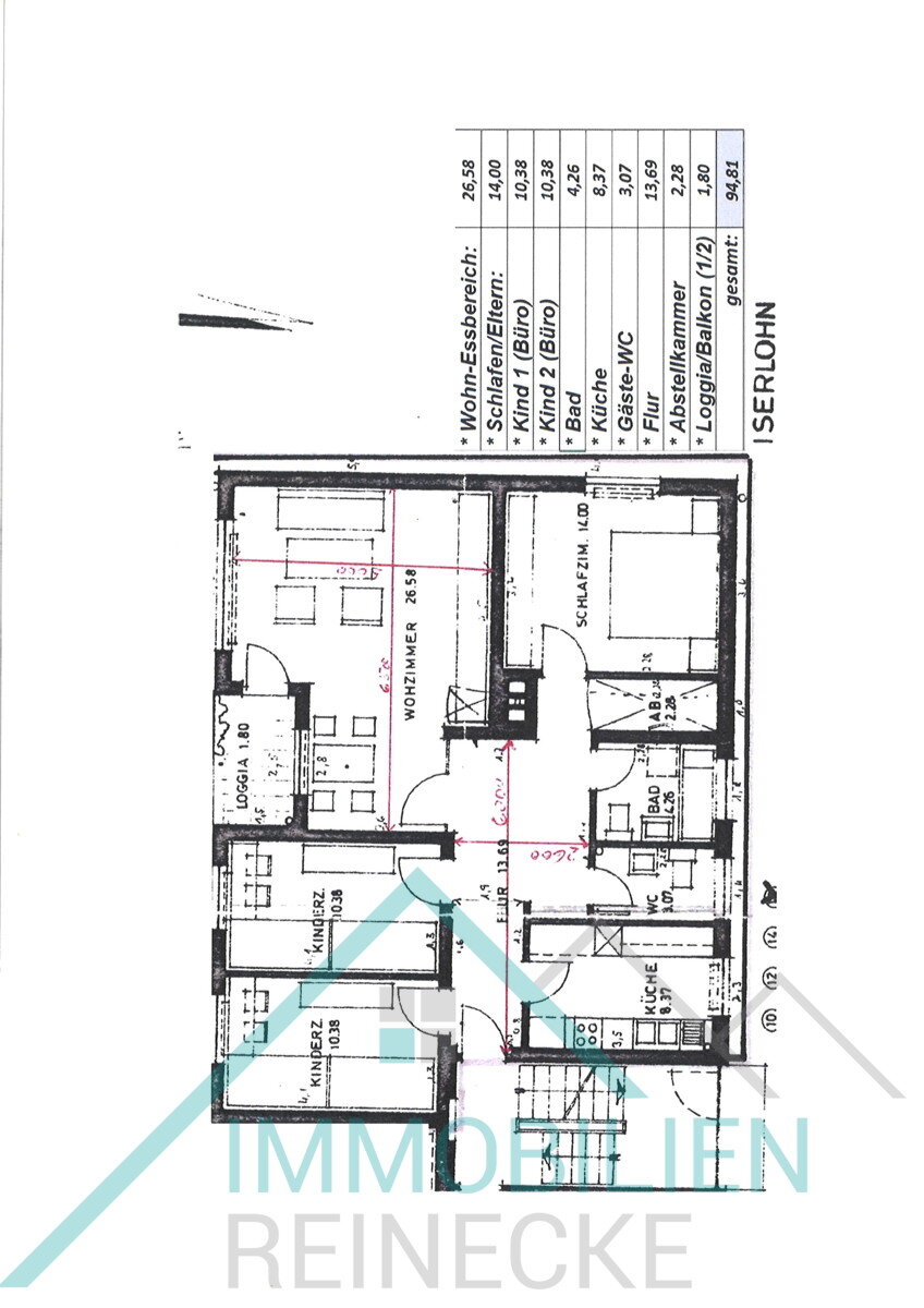 Wohnung zum Kauf 129.000 € 4 Zimmer 94,8 m²<br/>Wohnfläche Gerlingsen Iserlohn 58638