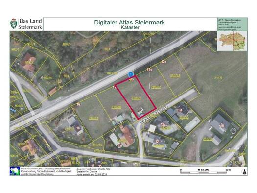 Grundstück zum Kauf 125.000 € 1.074 m² Grundstück Preßnitzerstraße 12 b Sankt Stefan ob Leoben 8713