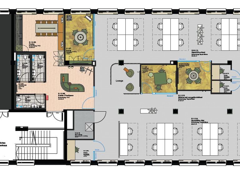 Bürofläche zur Miete provisionsfrei 21 € 8 Zimmer 363 m² Bürofläche Ostendstraße 113 Mögeldorf Nürnberg 90482
