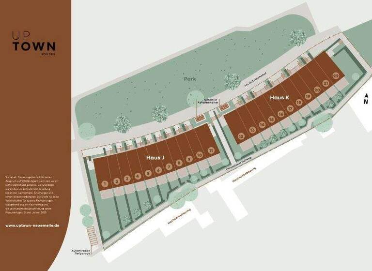 Stadthaus zum Kauf - Erstbezug provisionsfrei 715.000 € 4,5 Zimmer 140,4 m² 98 m² Grundstück St. Lorenz Süd Lübeck 23558