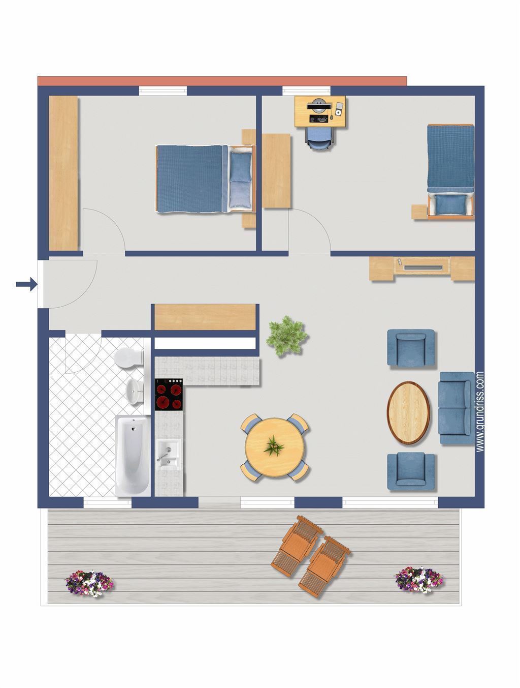 Penthouse zum Kauf 299.000 € 3 Zimmer 85 m²<br/>Wohnfläche 3.<br/>Geschoss ab sofort<br/>Verfügbarkeit Oderstraße 13 Amorbach Neckarsulm 74172